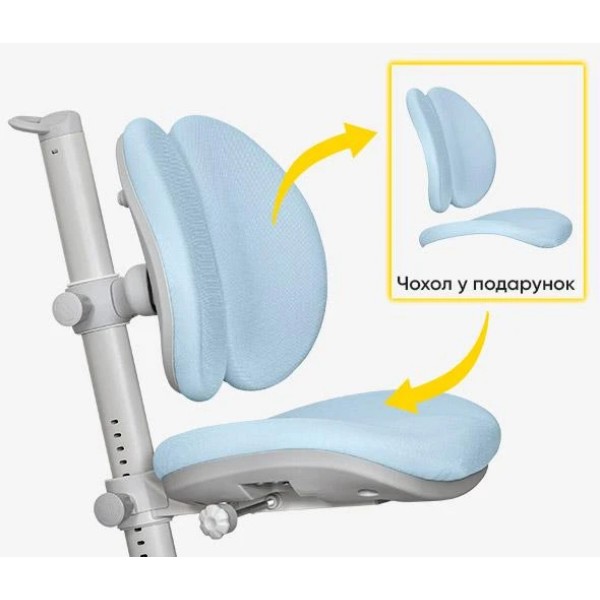 Фото - Крісло дитяче Mealux Ortoback Duo Plus Blue (Y-510 KBL Plus)